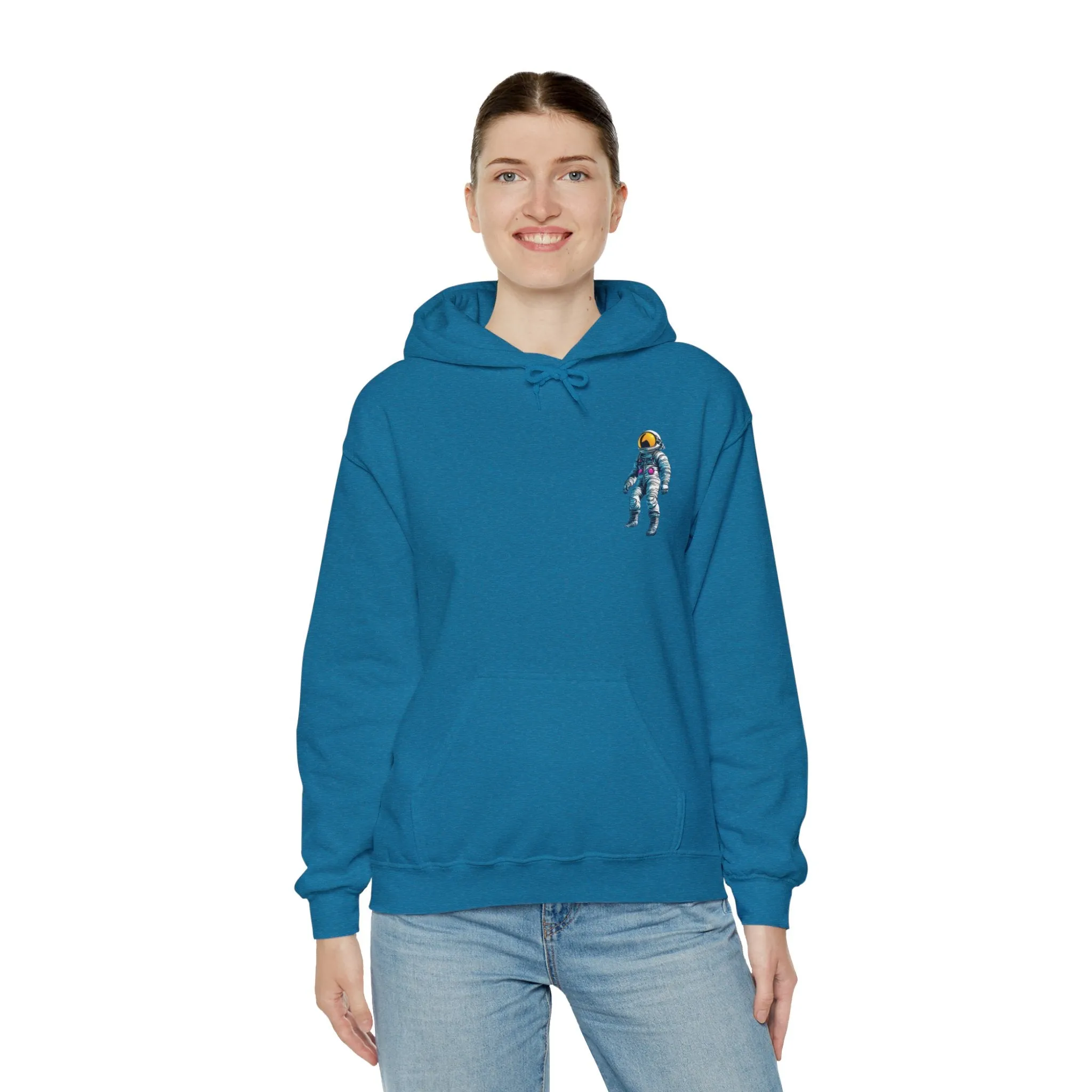 Just Jump Astronaut Spaceart Sci-Fi Hoodie