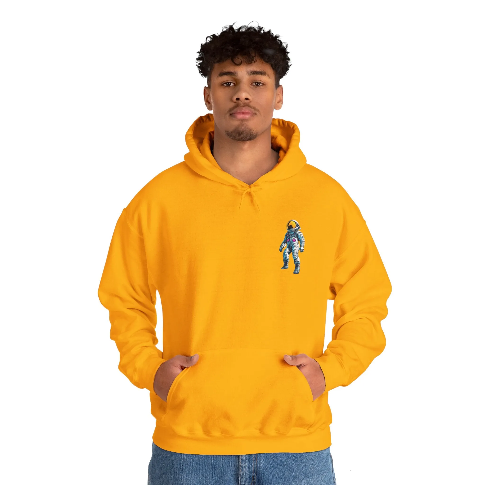Just Jump Astronaut Spaceart Sci-Fi Hoodie
