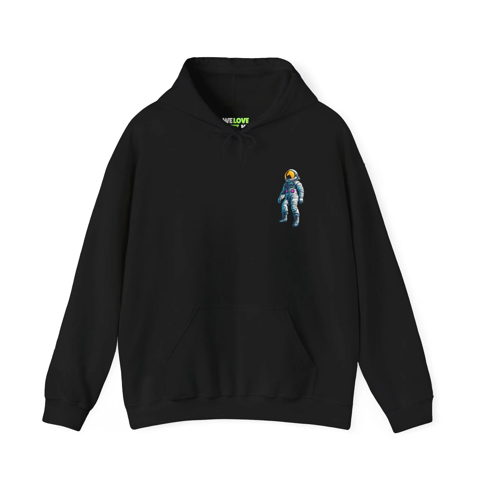 Just Jump Astronaut Spaceart Sci-Fi Hoodie