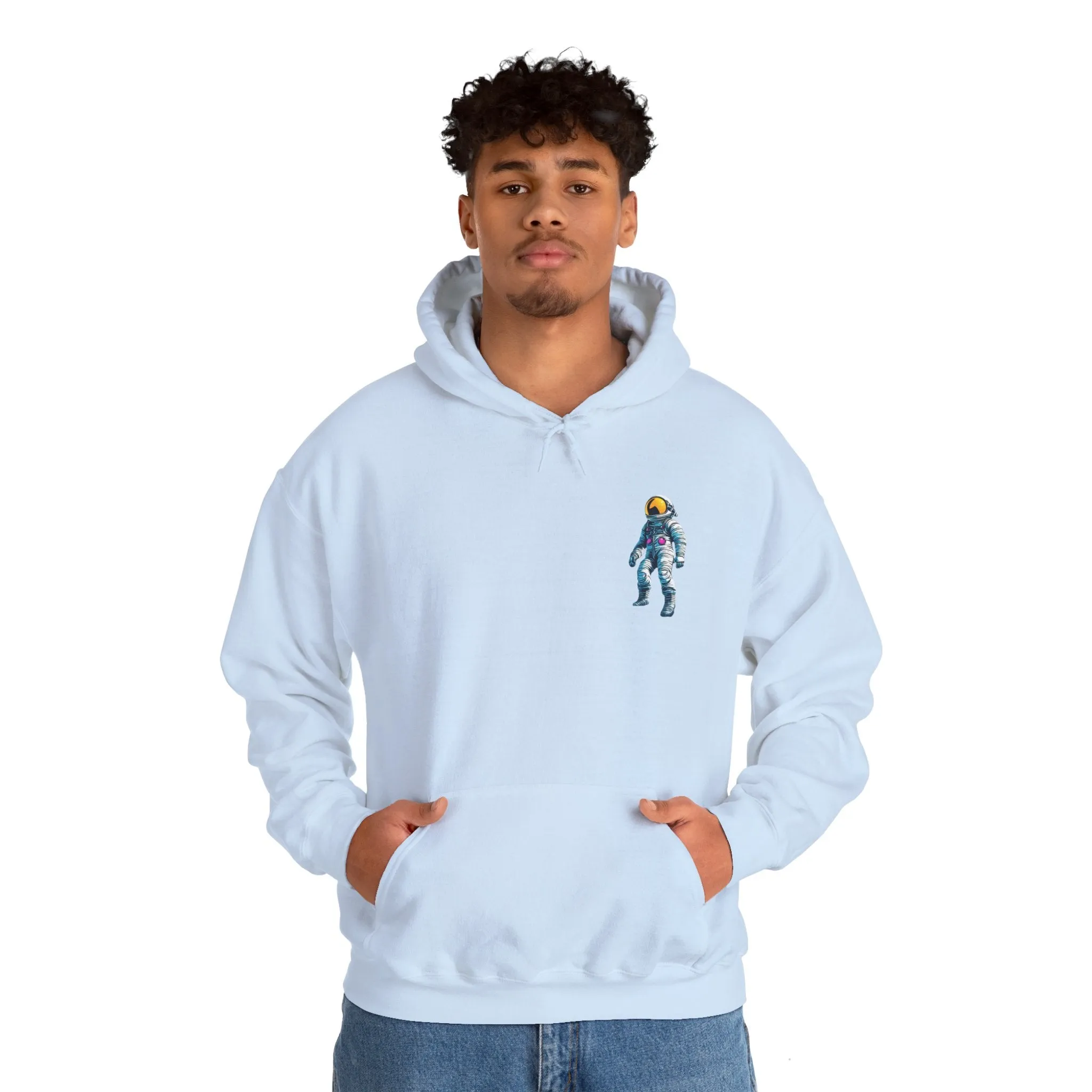 Just Jump Astronaut Spaceart Sci-Fi Hoodie