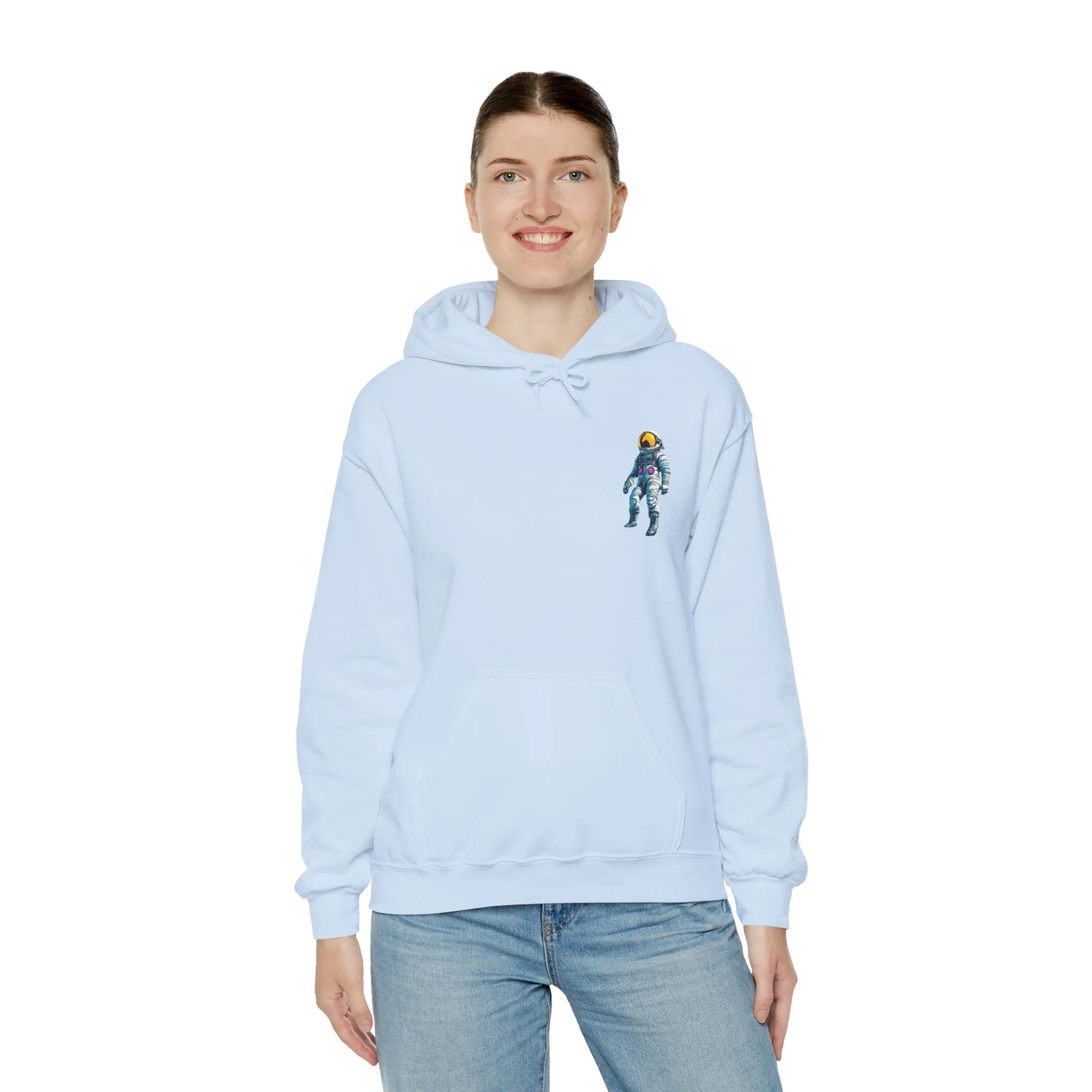 Just Jump Astronaut Spaceart Sci-Fi Hoodie