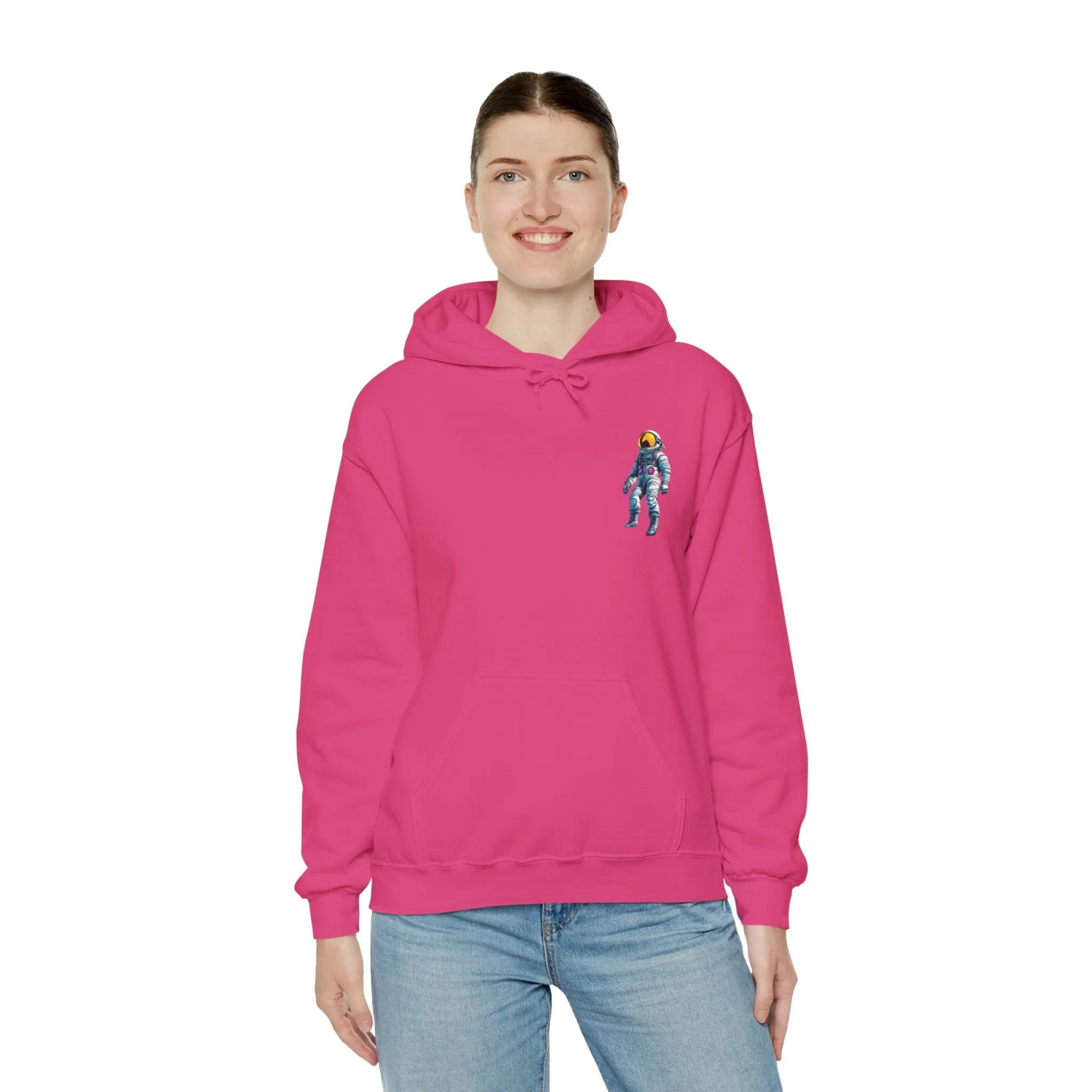Just Jump Astronaut Spaceart Sci-Fi Hoodie