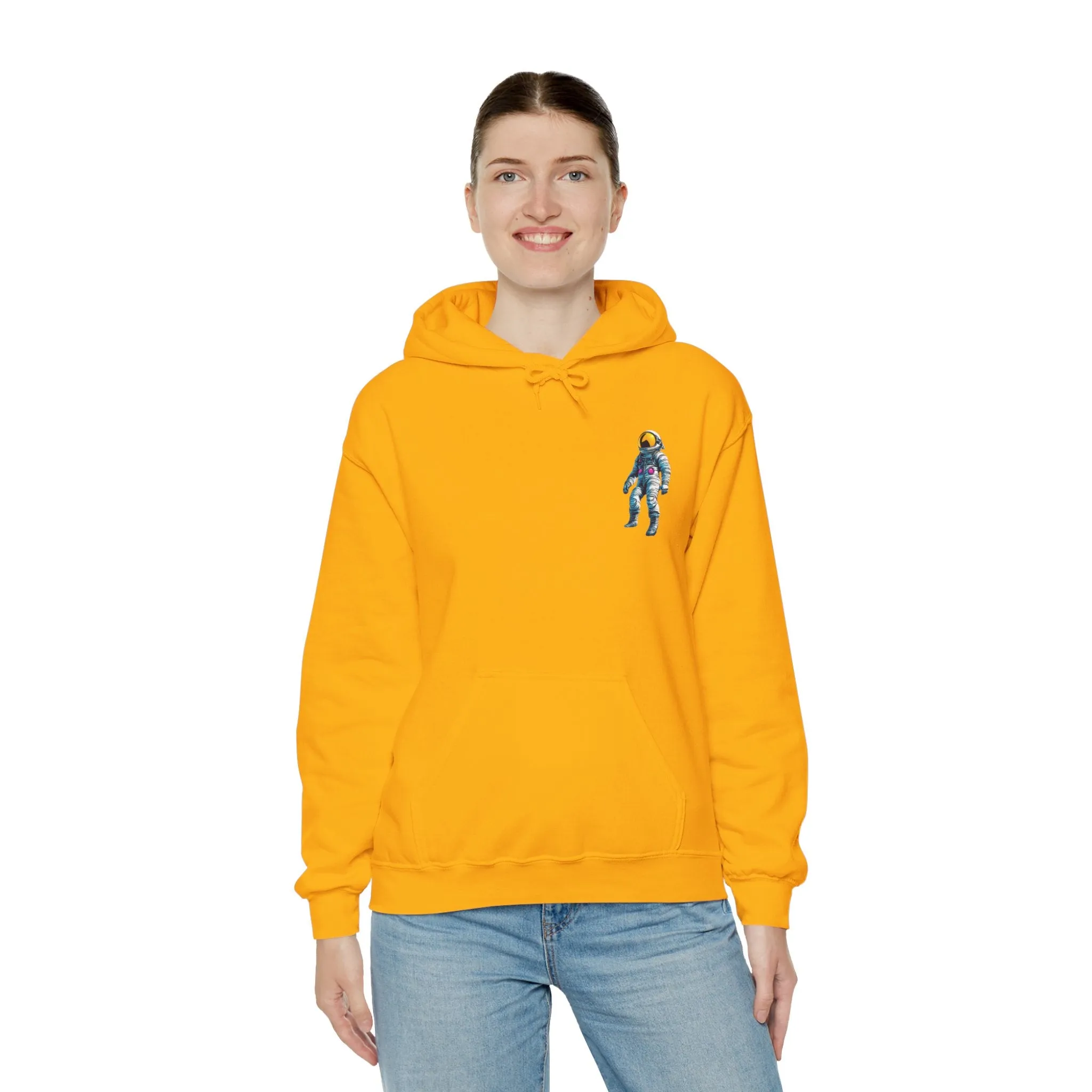 Just Jump Astronaut Spaceart Sci-Fi Hoodie
