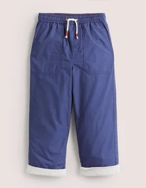 Lined Trousers-Starboard Blue