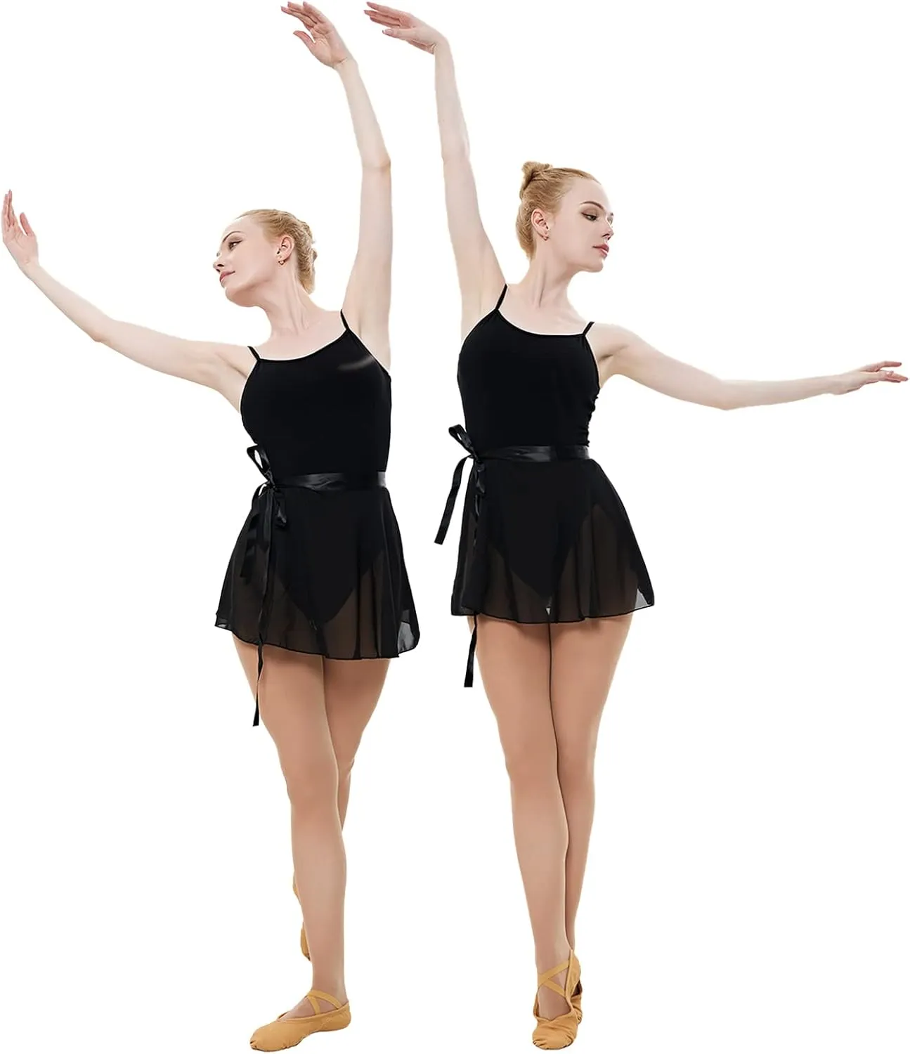 MANZI 3 Pairs Convertible Dance Tights for Women Transition Ballet Stockings