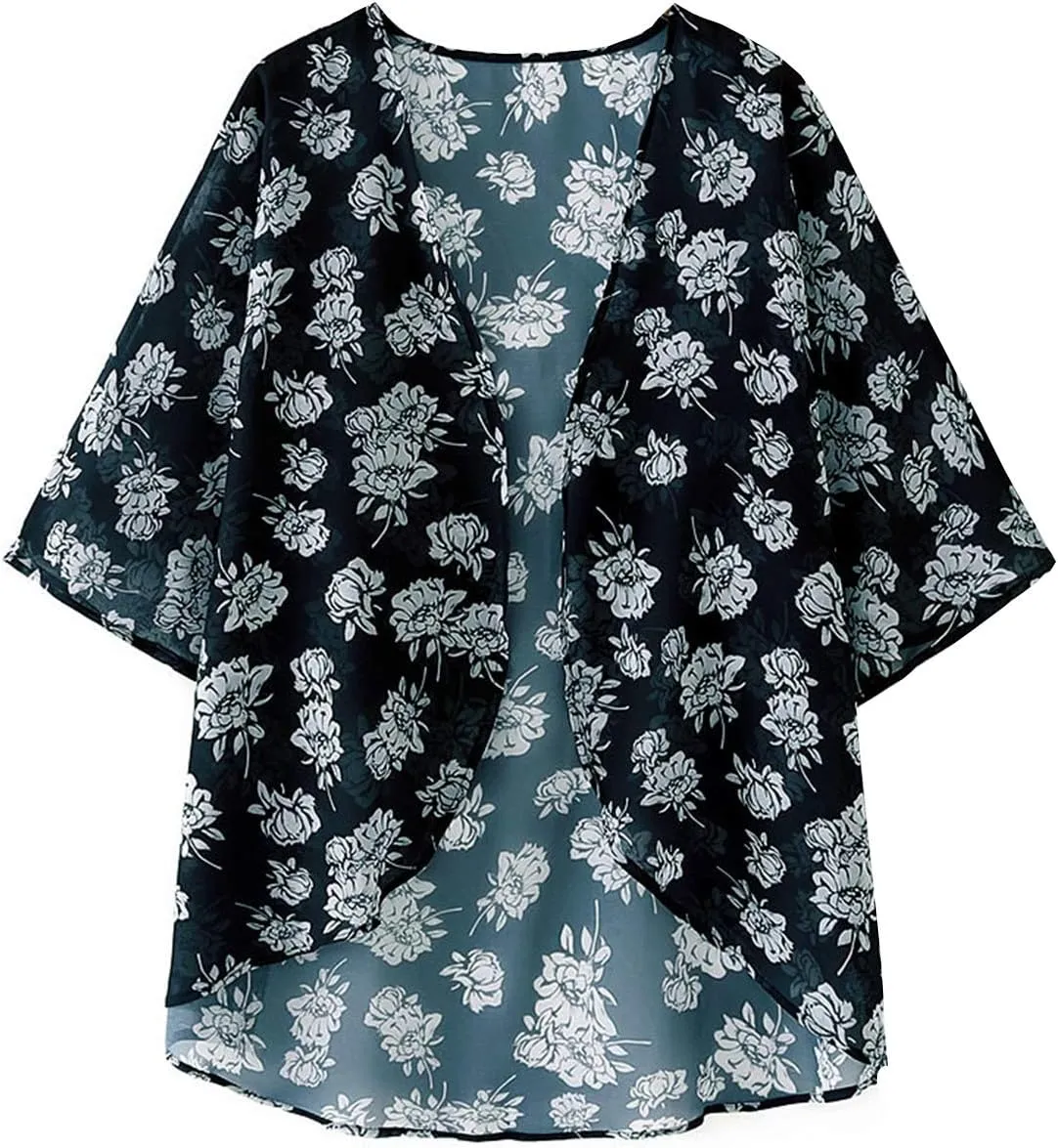 MayBuy Womens Beach Swimwear Swimsuit Bathing Suit Cover Ups Long Kimono Cardigans Dusters