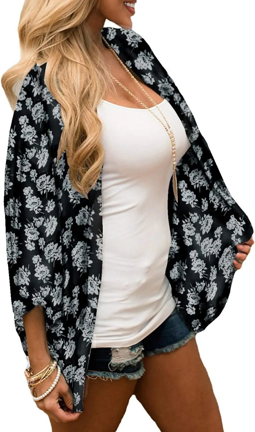 MayBuy Womens Beach Swimwear Swimsuit Bathing Suit Cover Ups Long Kimono Cardigans Dusters