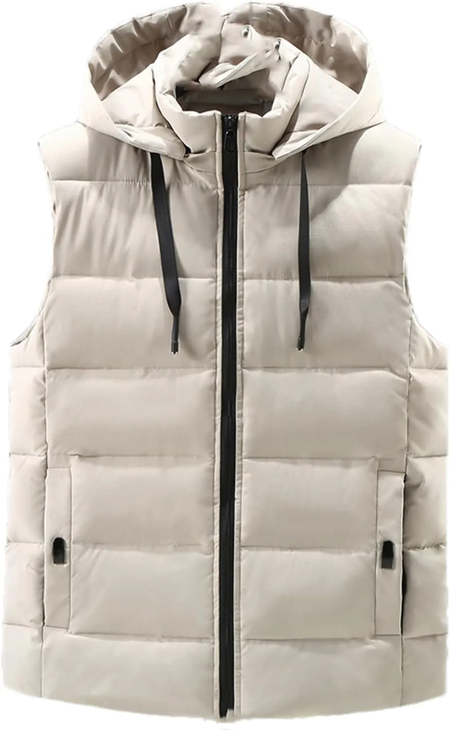 Men Sleeveless Vest Jacket Autumn Winter Fashion Casual Cotton Padded Coats Thick Warm Waistcoat