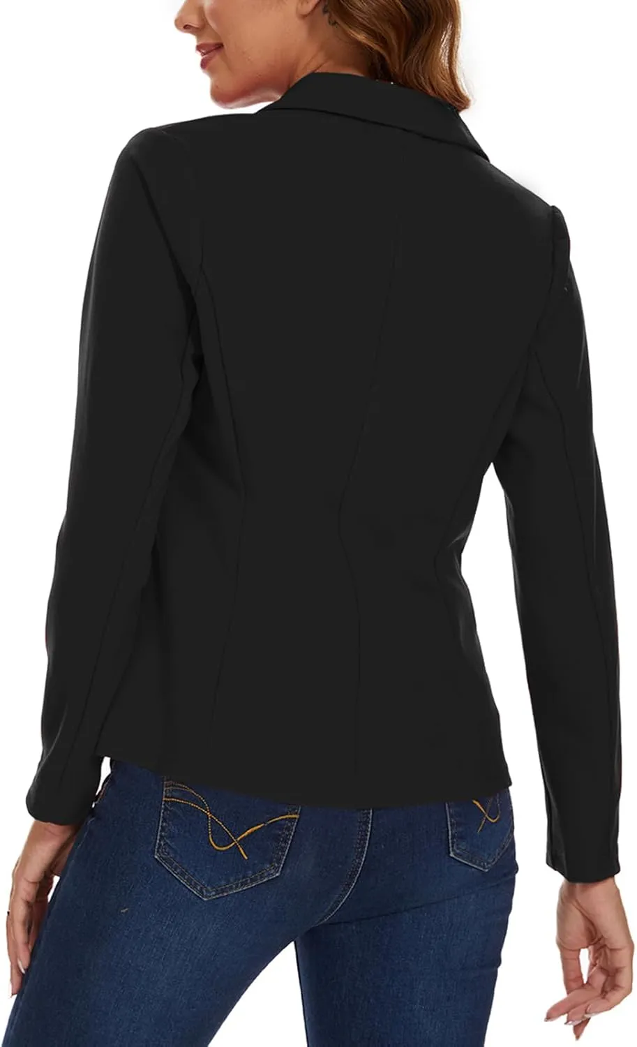 MINTLIMIT Blazers for Women Business Casual Long Sleeve Notched Lapel Button Work Office Blazers Jackets with Pockets
