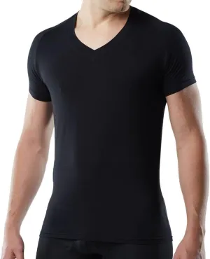 Mr. Davis Comfort Fit Premium Bamboo Viscose Tailored Cut Stylish V Neck Men's Undershirt 3 Pack