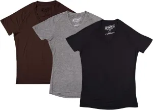 Mr. Davis Comfort Fit Premium Bamboo Viscose Tailored Cut Stylish V Neck Men's Undershirt 3 Pack