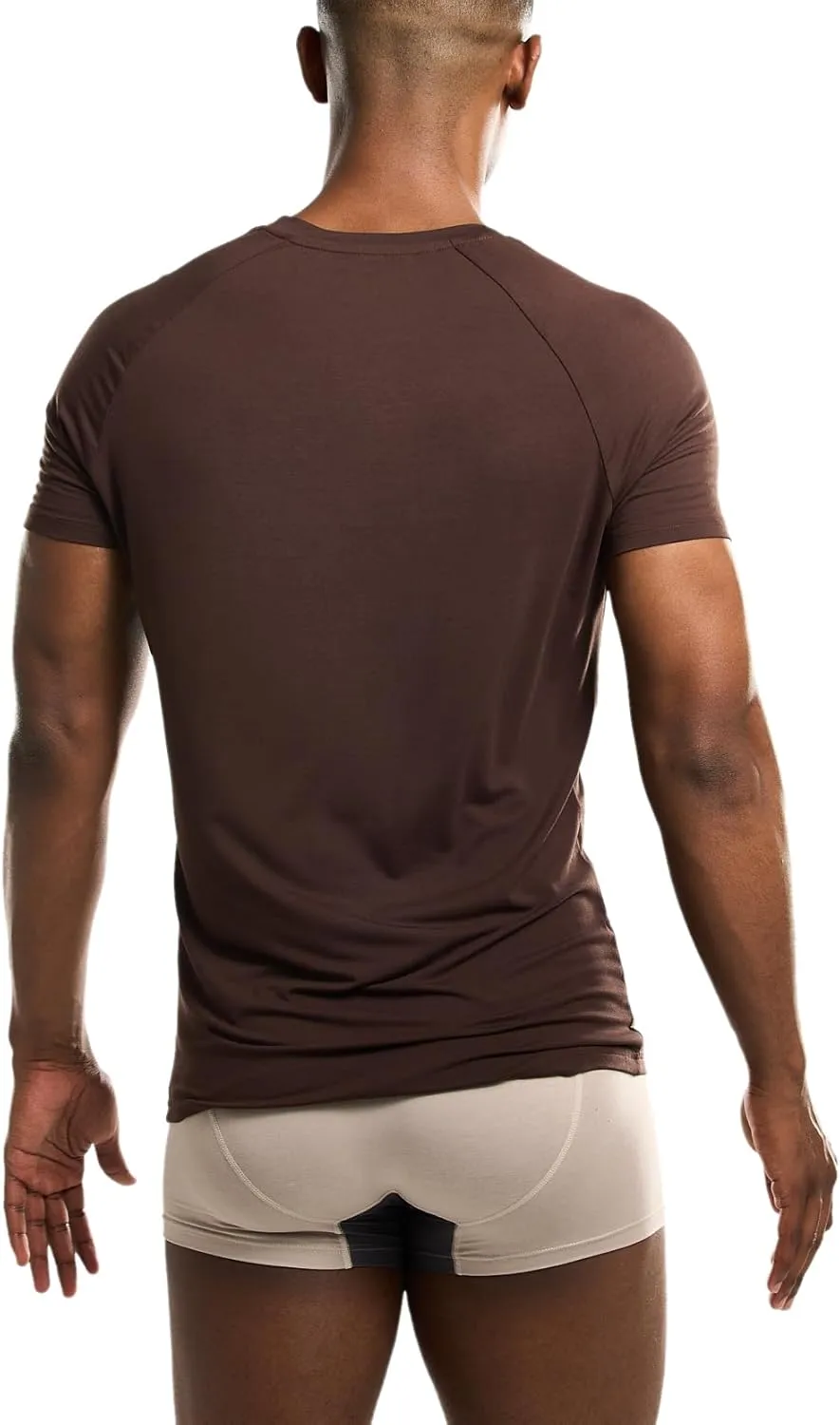 Mr. Davis Comfort Fit Premium Bamboo Viscose Tailored Cut Stylish V Neck Men's Undershirt 3 Pack