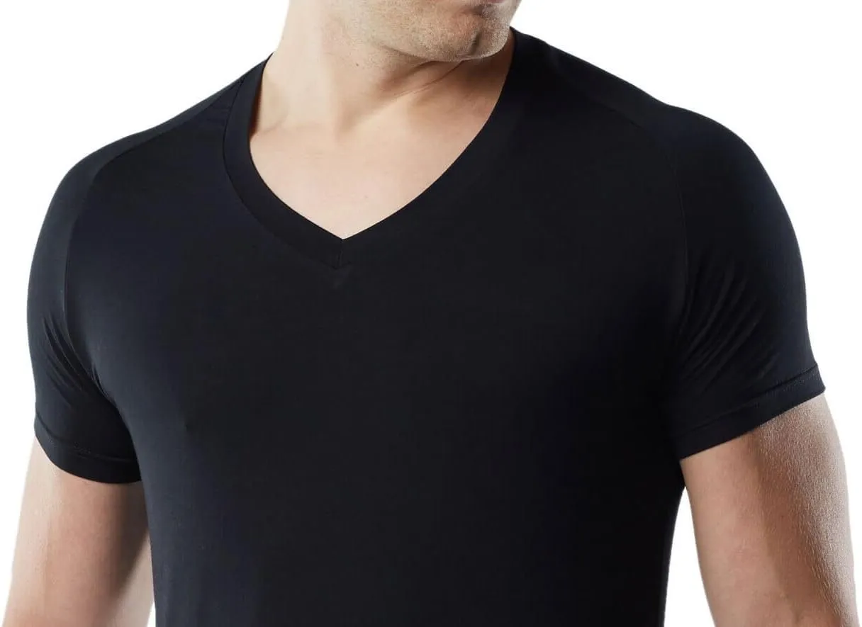 Mr. Davis Comfort Fit Premium Bamboo Viscose Tailored Cut Stylish V Neck Men's Undershirt 3 Pack