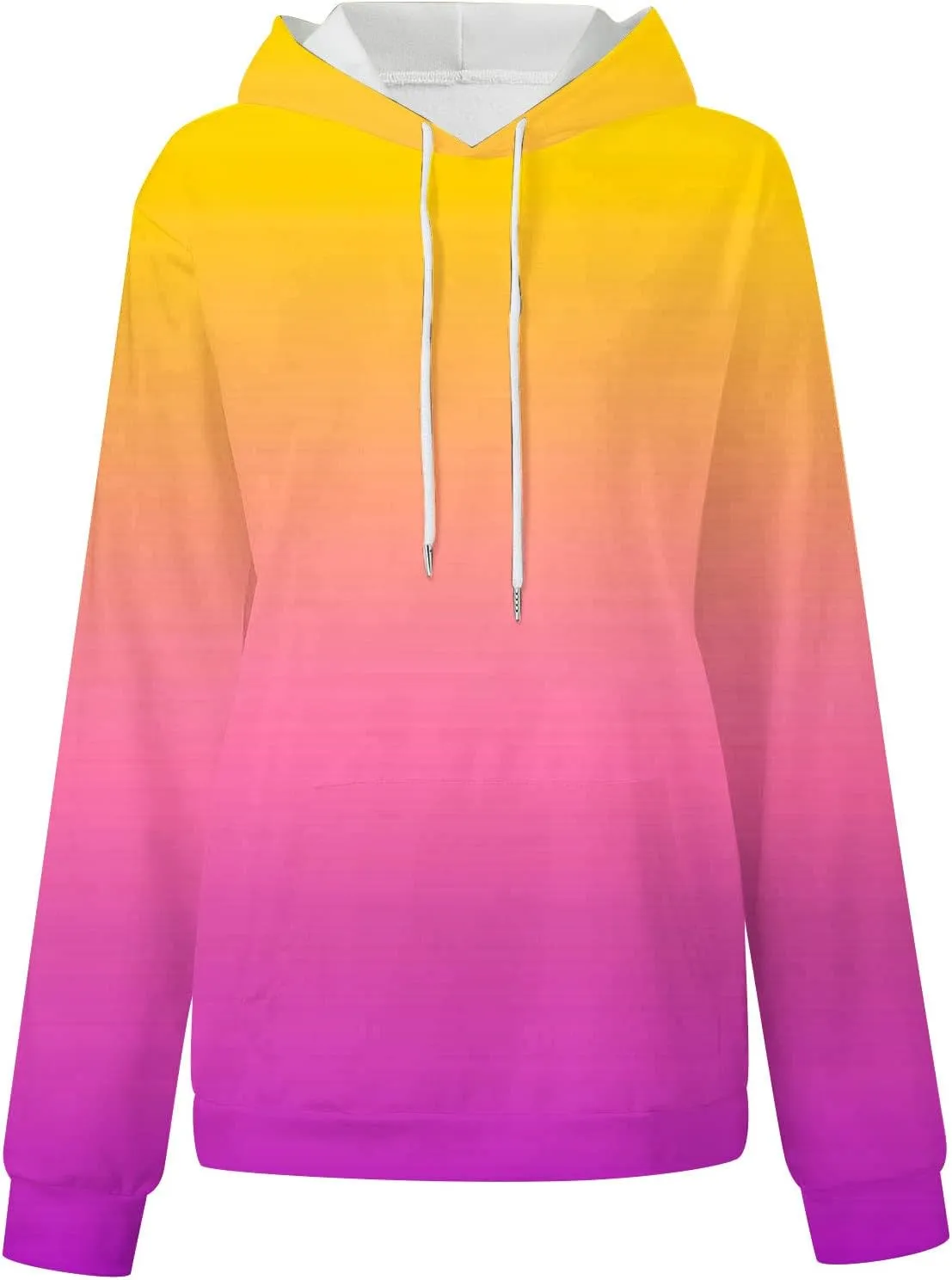 Oversized Hoodies for Women 2023 Fashion Fall Fleece Sweatshirts Tie Dye Long Sleeve Drawstring Hooded Pullover