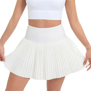 SANGTREE Women's Quick Dry Pleated Tennis Skorts Skirt