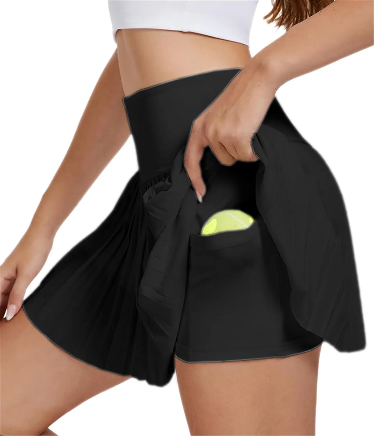 SANGTREE Women's Quick Dry Pleated Tennis Skorts Skirt