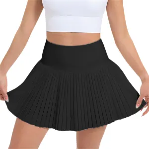 SANGTREE Women's Quick Dry Pleated Tennis Skorts Skirt
