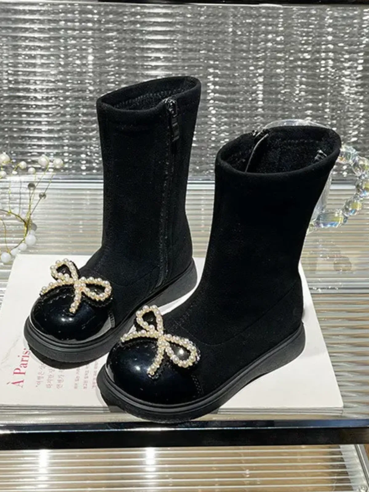 Season's Best Pick Suede Boots By Liv and Mia