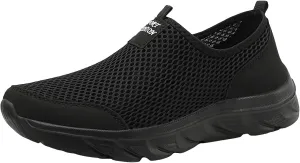 Slip on Walking Shoes Men Comfort Memory Foam Breathable Lightweight Fashion Sneakers Non Slip Indoor Outdoor Workout Tennis Shoes Wide Width
