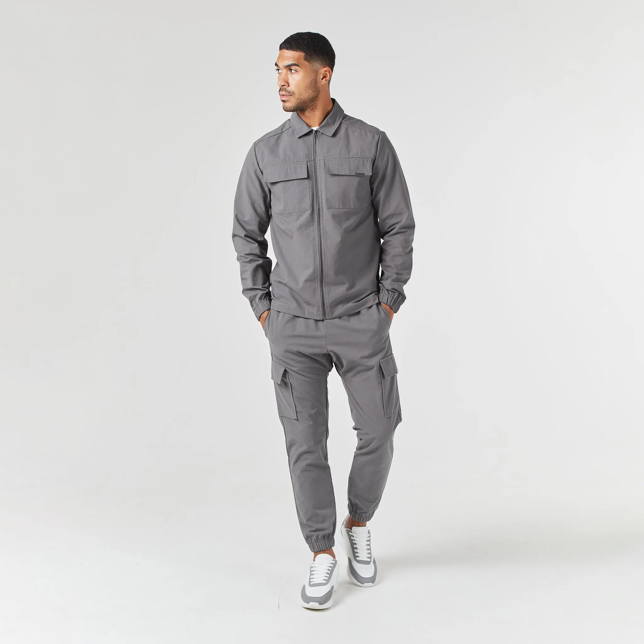 Smart Utility Overshirt | Charcoal