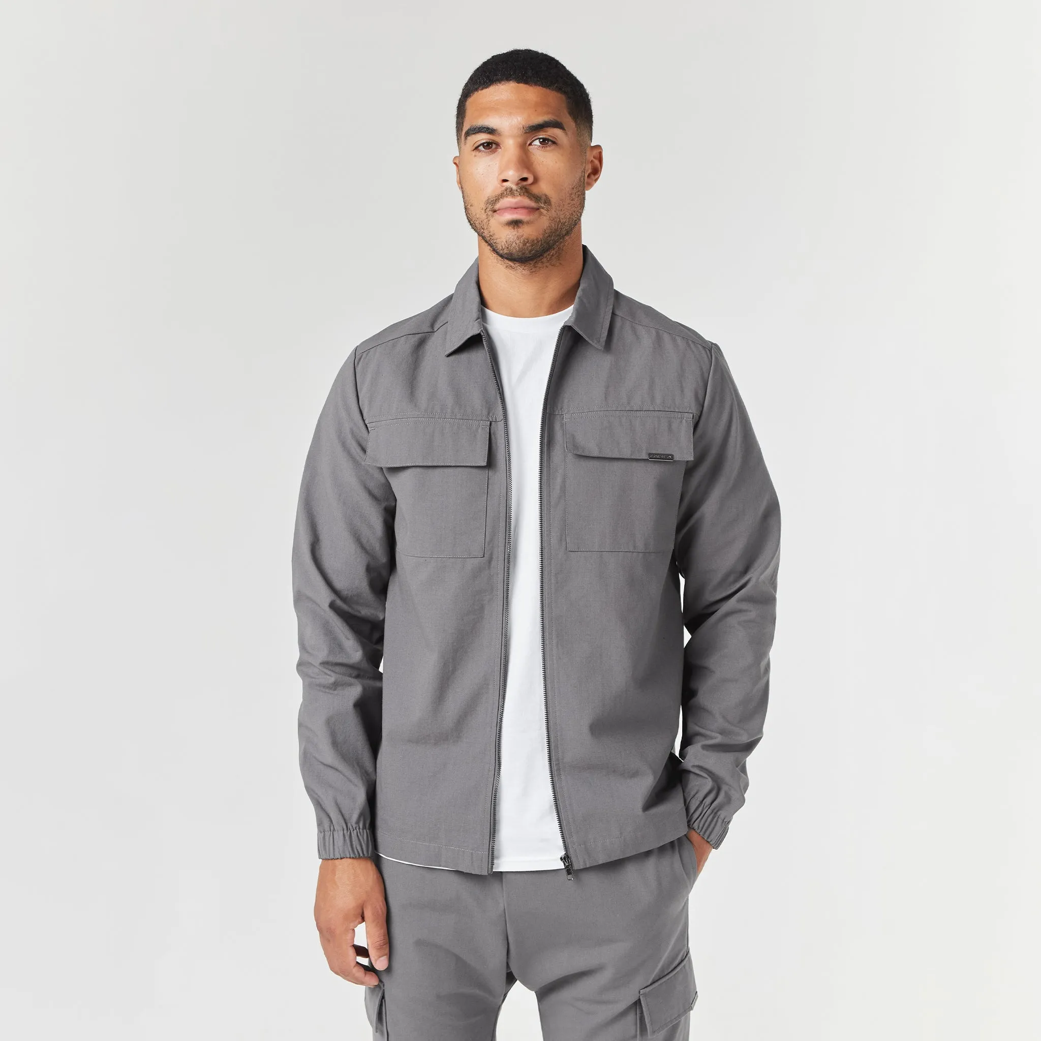 Smart Utility Overshirt | Charcoal