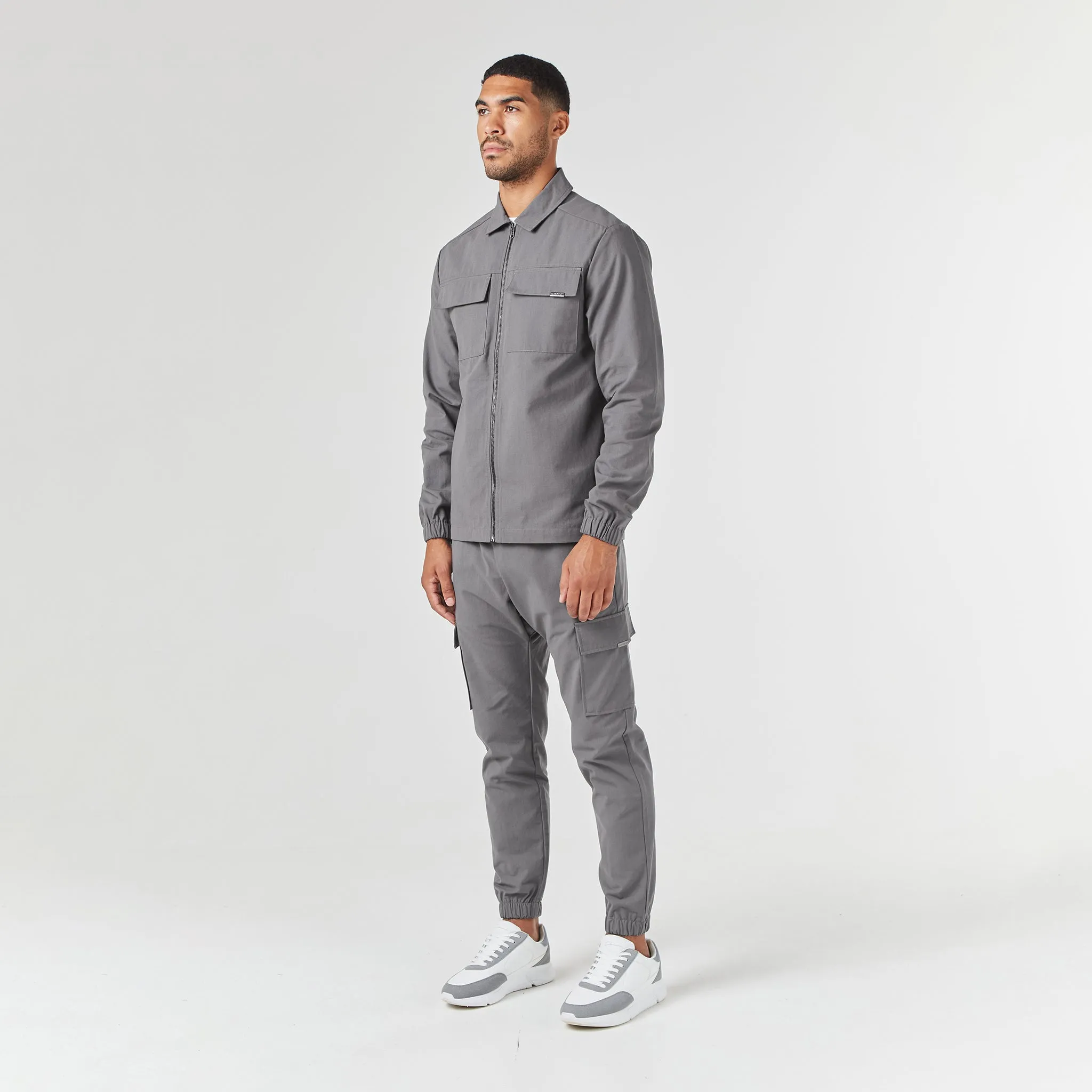 Smart Utility Overshirt | Charcoal