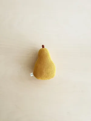 Soft Pear Rattle Toy