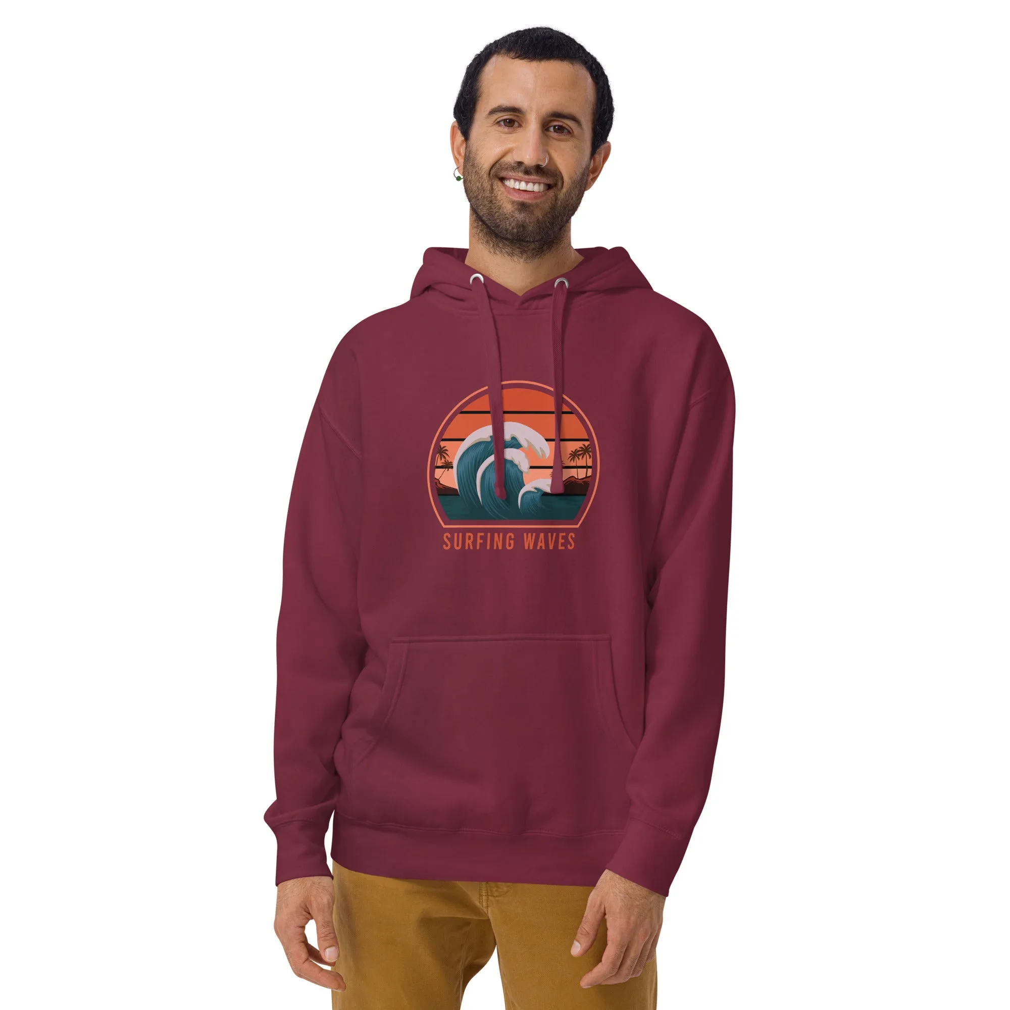 Surfer Waves - Unisex Hoodie