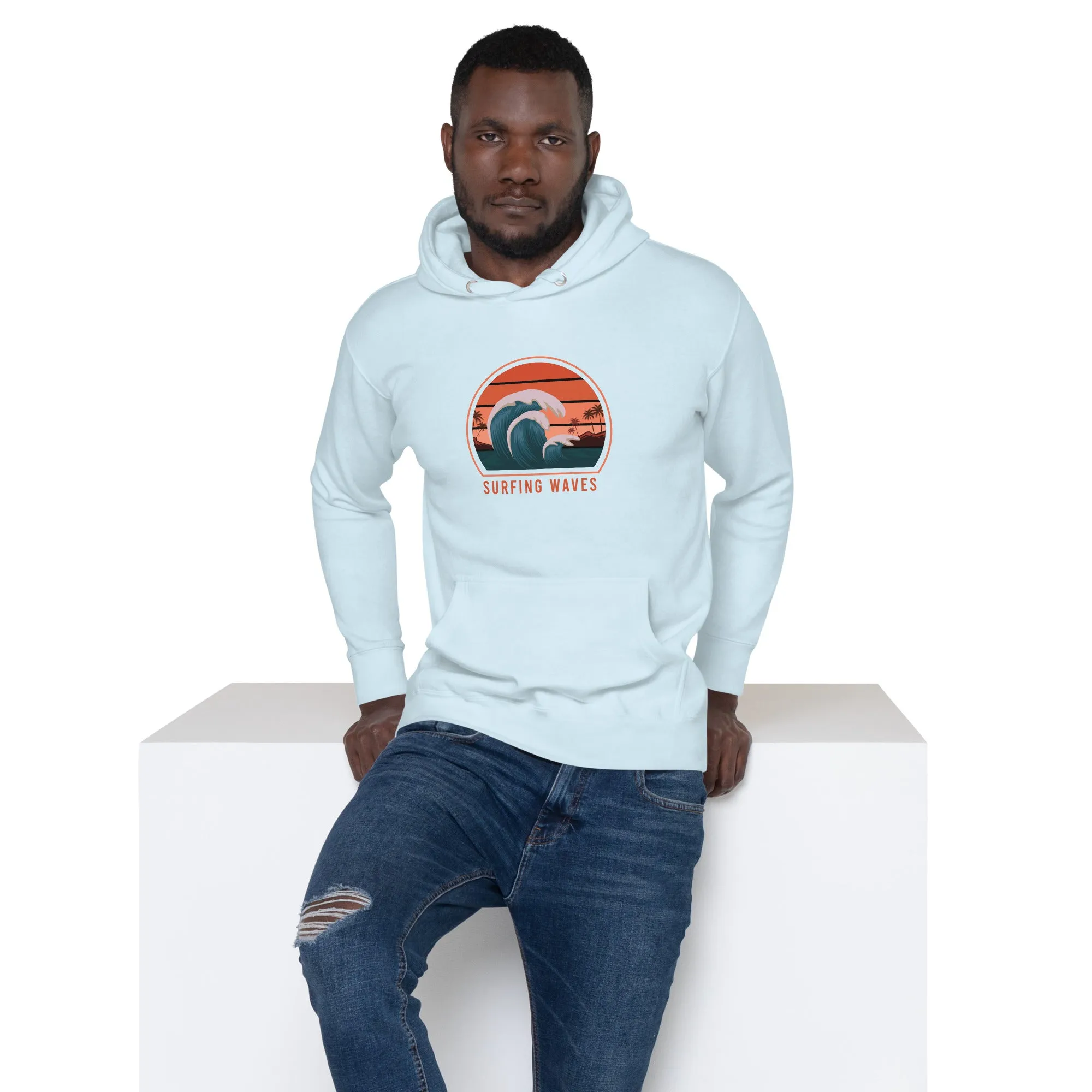 Surfer Waves - Unisex Hoodie