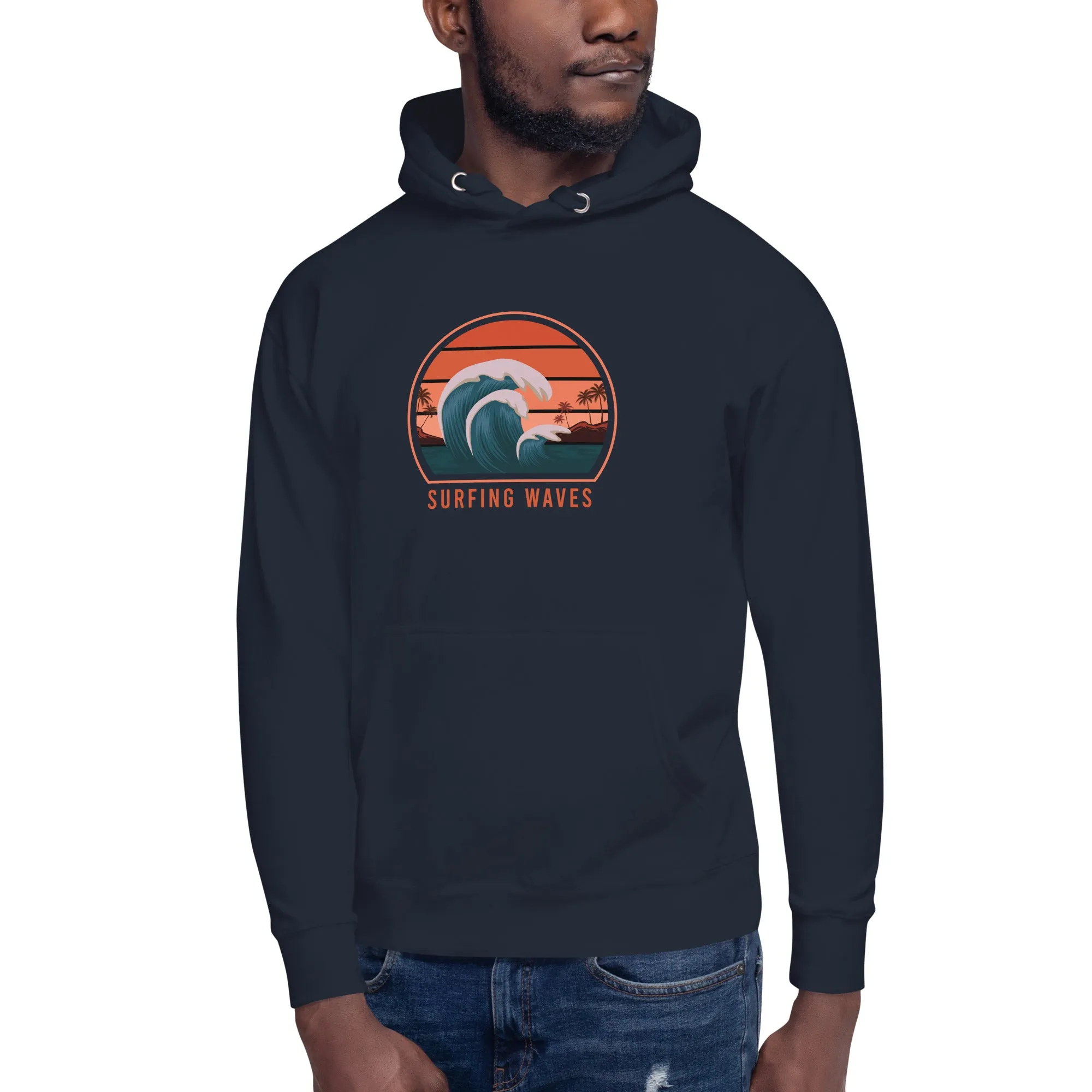 Surfer Waves - Unisex Hoodie
