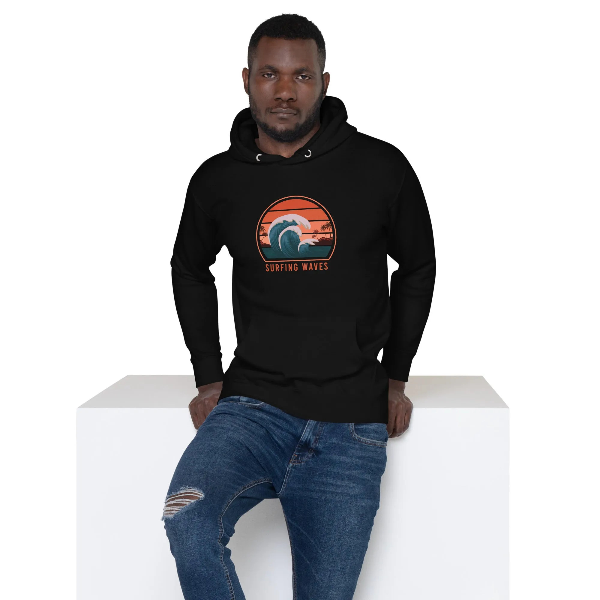 Surfer Waves - Unisex Hoodie