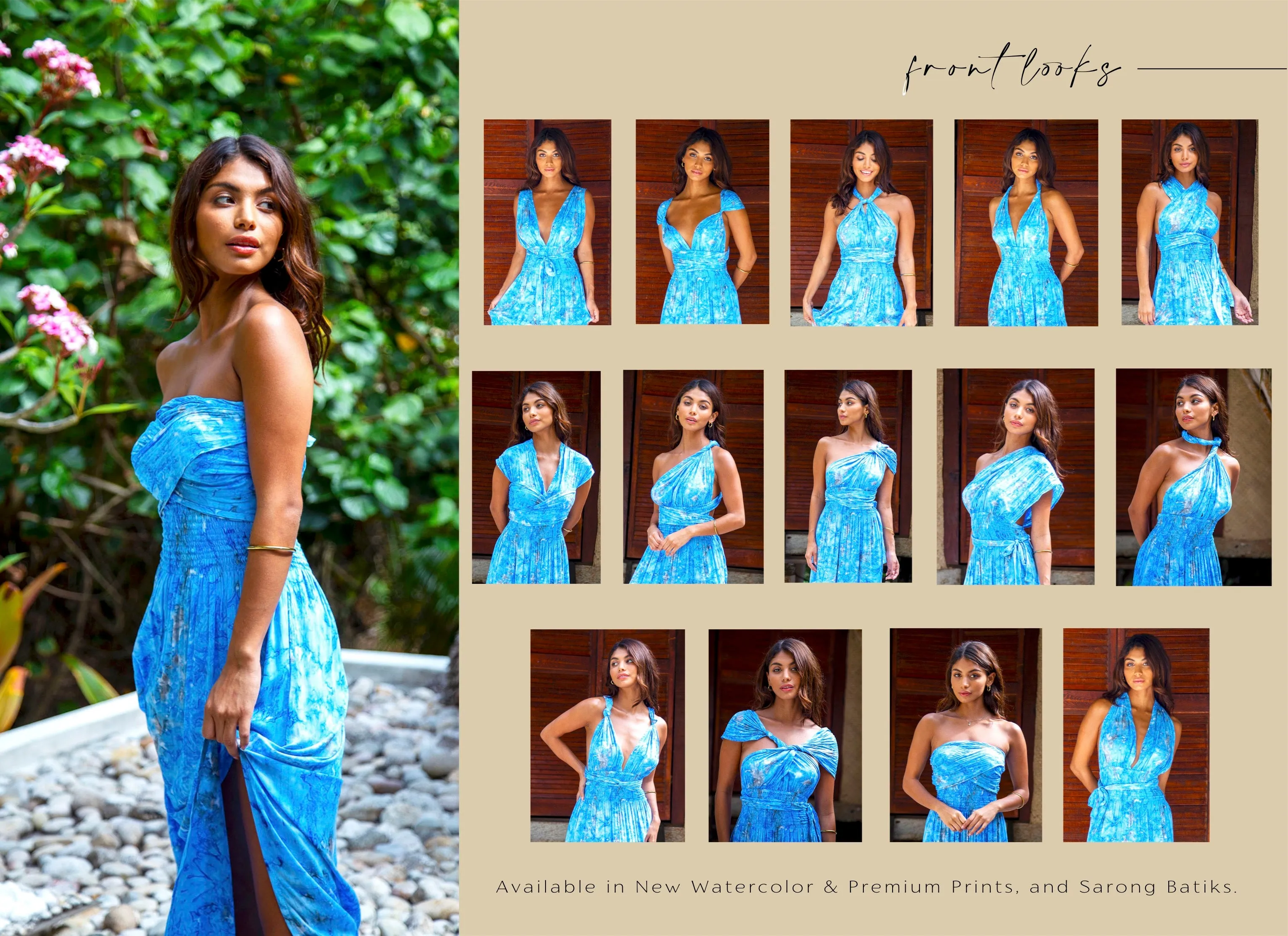 Tammy Infinity Dress in Premium Elizabeth Taylor Blue