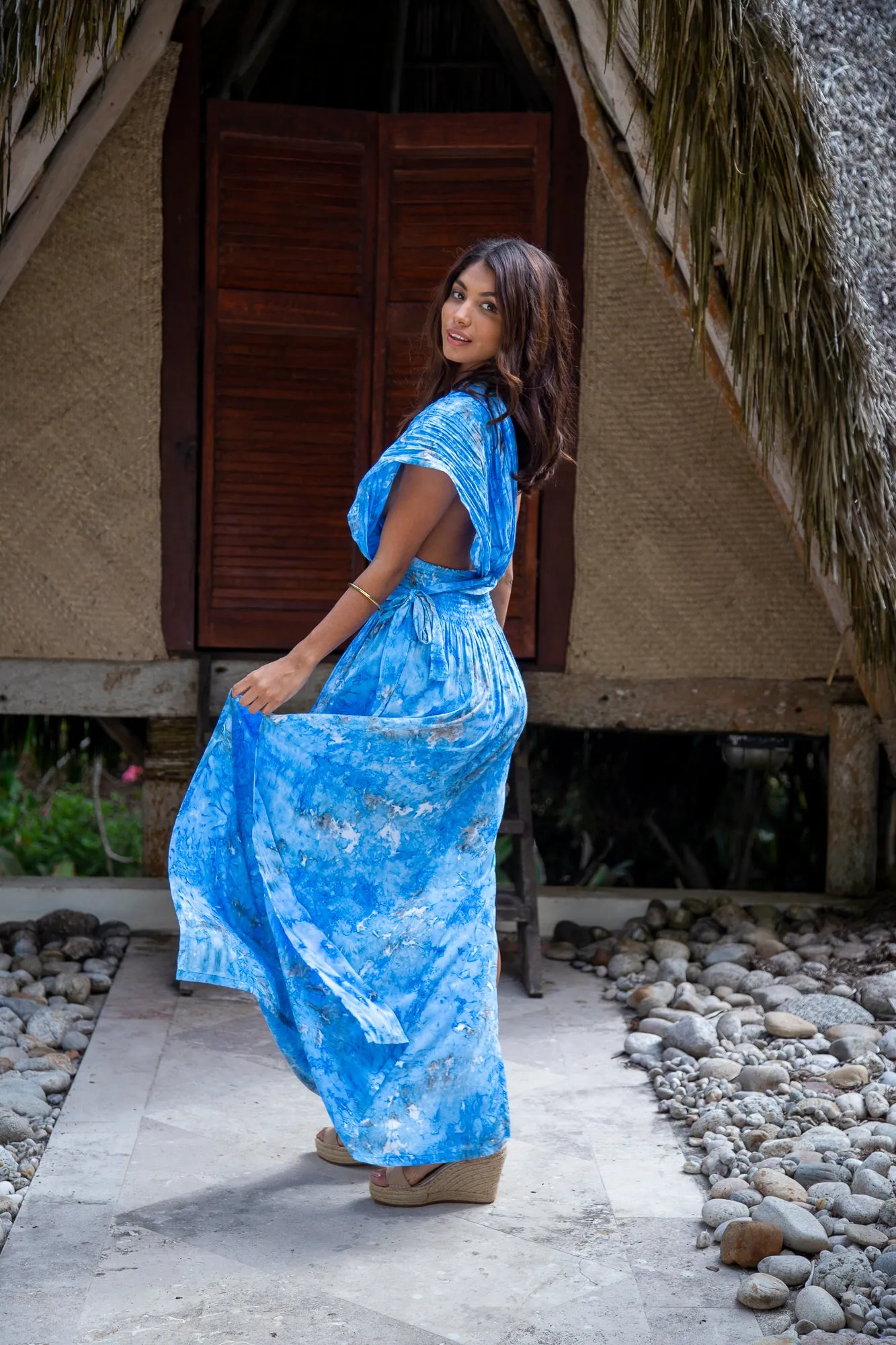 Tammy Infinity Dress in Premium Elizabeth Taylor Blue