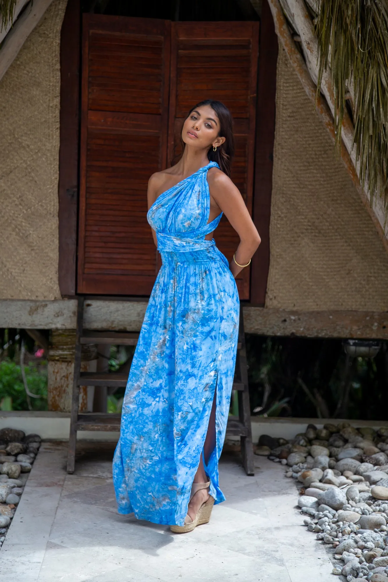 Tammy Infinity Dress in Premium Elizabeth Taylor Blue