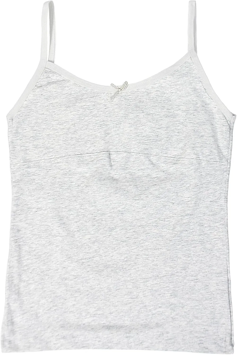 Teen Girls Basic Camisole,Cotton Lining Undershirts Girls Tank Tops 4 Pack