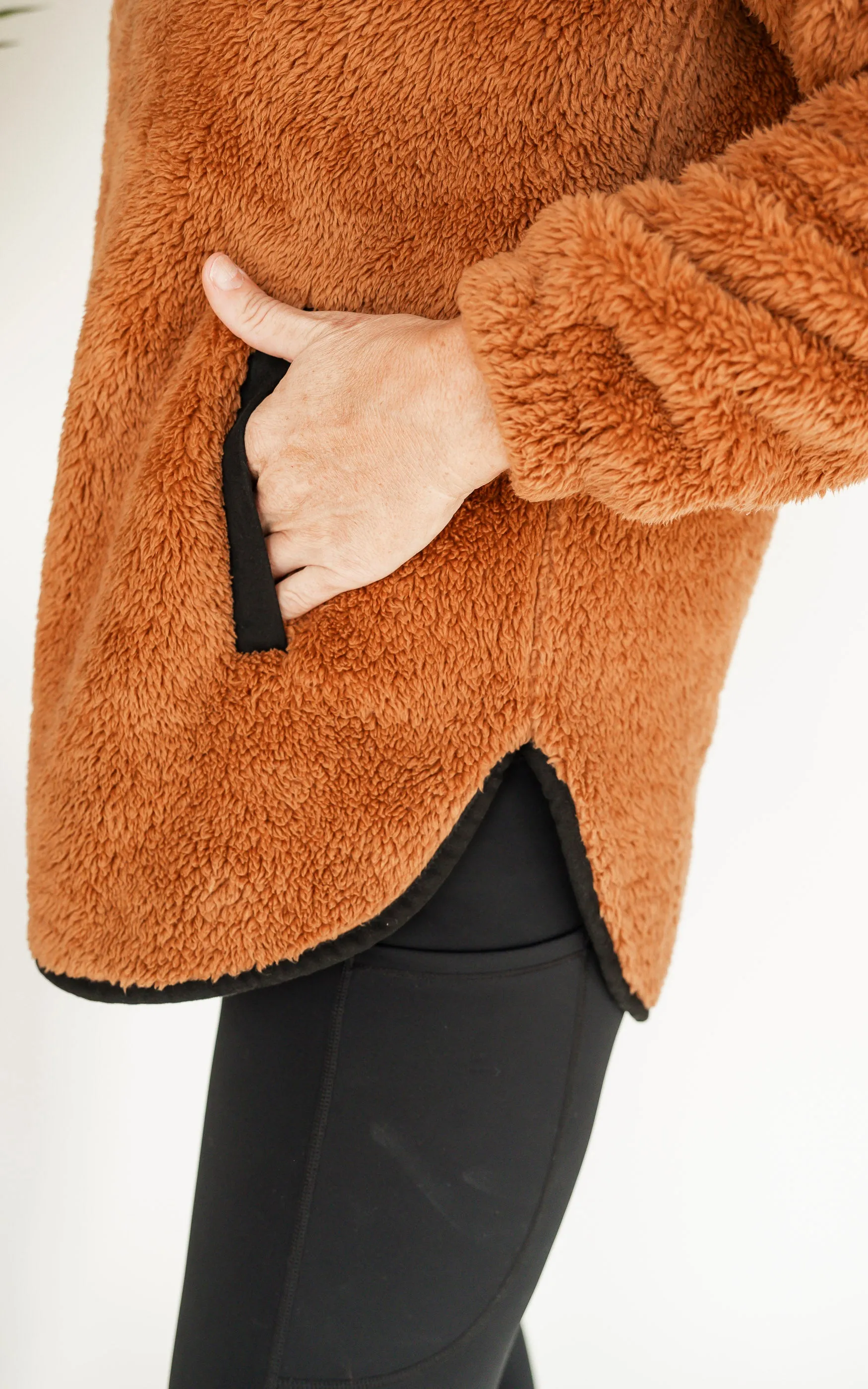 The Teddy Sherpa Pullover by Salty Wave *