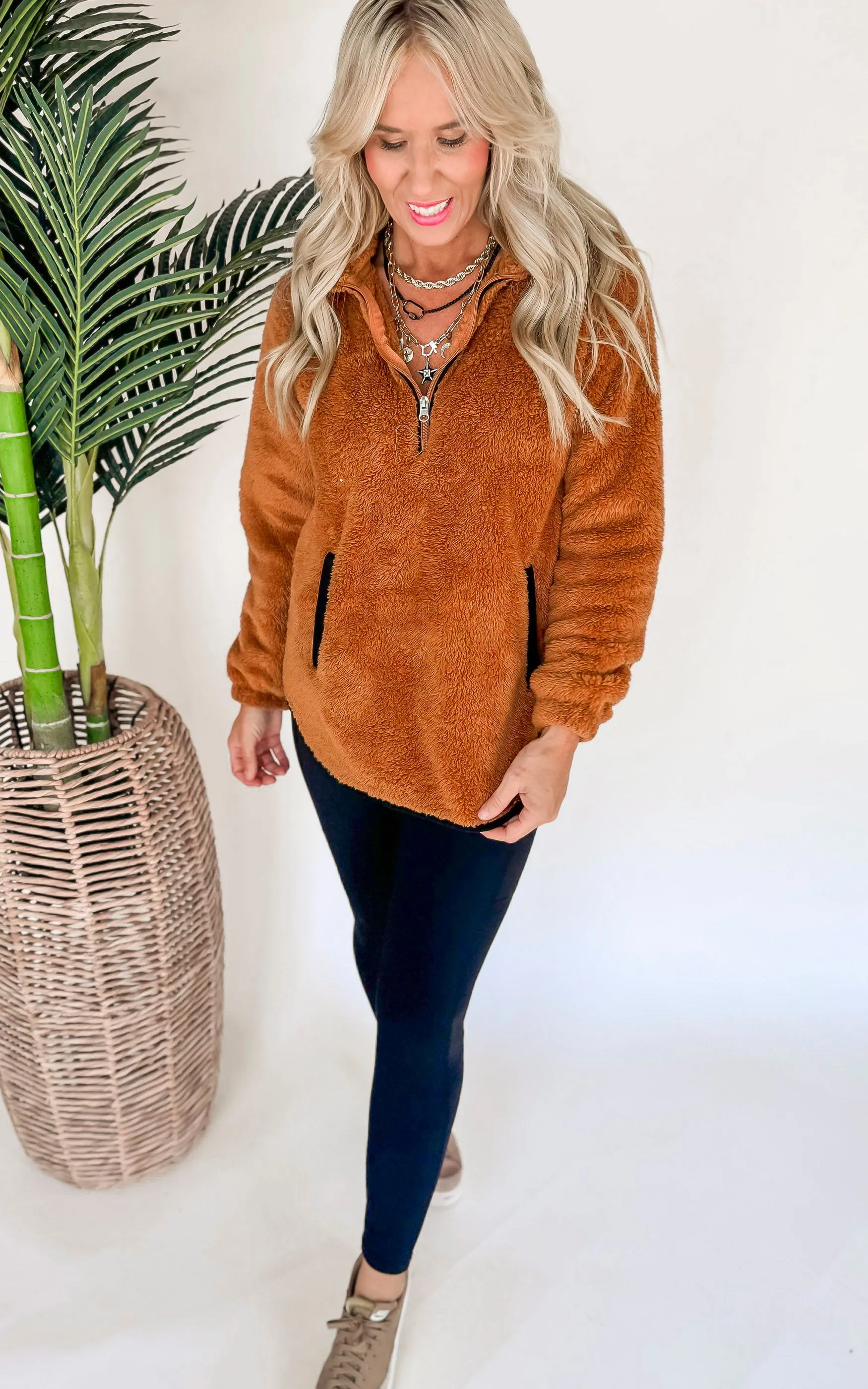 The Teddy Sherpa Pullover by Salty Wave *
