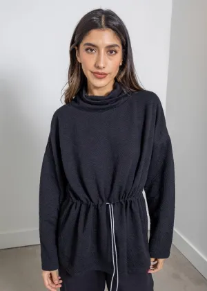 THML Sandra Cowl Neck- BK