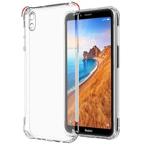 Transparent Silicone Mobile Back Cover for Xiaomi Redmi 7A (Soft & Flexible Back Cover)