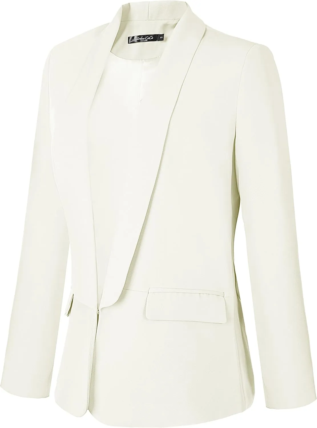 Urban CoCo Women's Office Blazer Jacket Open Front Womens Blazers for Work Professional
