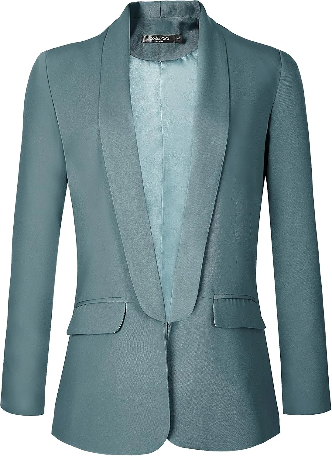 Urban CoCo Women's Office Blazer Jacket Open Front Womens Blazers for Work Professional