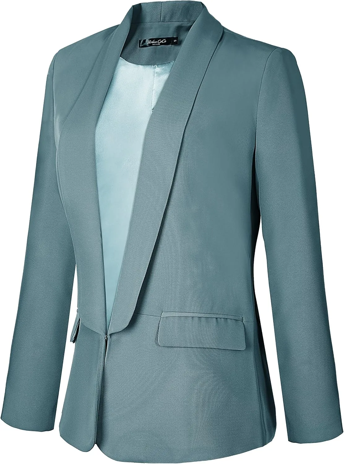 Urban CoCo Women's Office Blazer Jacket Open Front Womens Blazers for Work Professional
