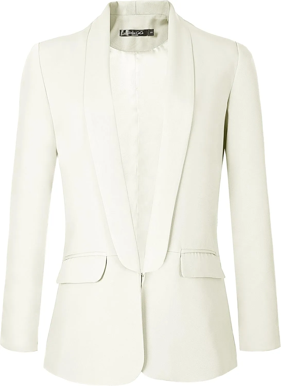 Urban CoCo Women's Office Blazer Jacket Open Front Womens Blazers for Work Professional