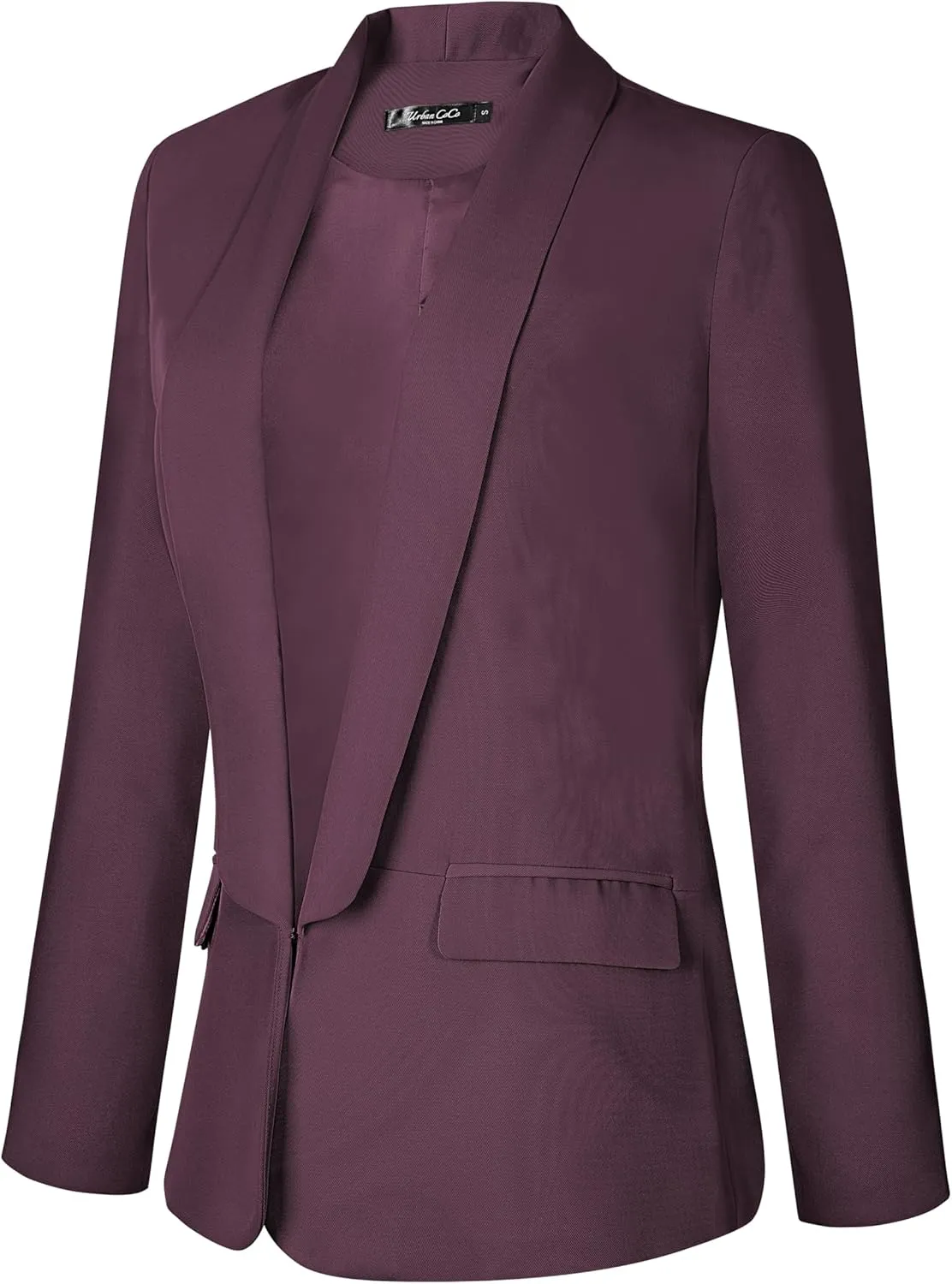 Urban CoCo Women's Office Blazer Jacket Open Front Womens Blazers for Work Professional