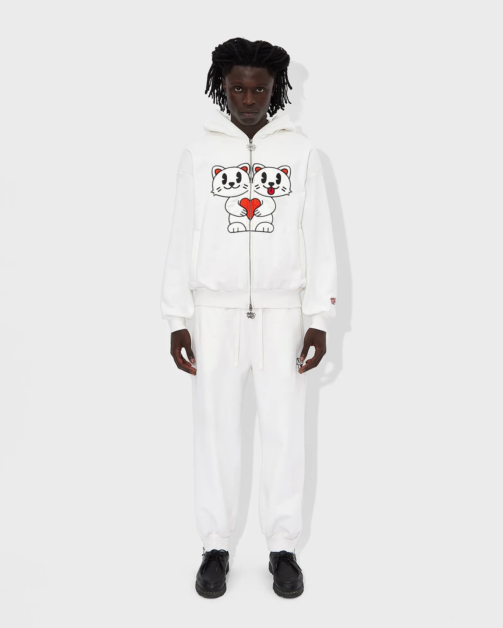 White Kitty Hoodie