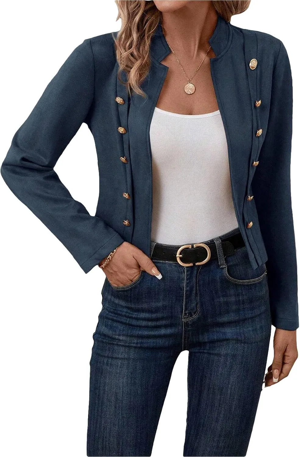 Womens Cropped Suede Blazer Jacket 2024 New Spring Fashion Casual Lightweight Petite Fitted Office Outwear Suit